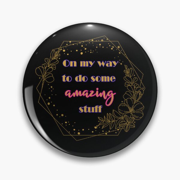 Item preview, On My Way To Do Amazing Stuff - Aesthetic Retro Design designed and sold by AtushaSpark.