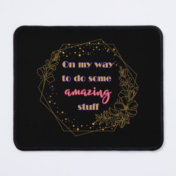 Item preview, On My Way To Do Amazing Stuff - Aesthetic Retro Design designed and sold by AtushaSpark.