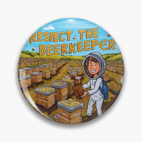 Item preview, Respect the Beekeeper – Cute Beekeeping designed and sold by ShadyArfaa.