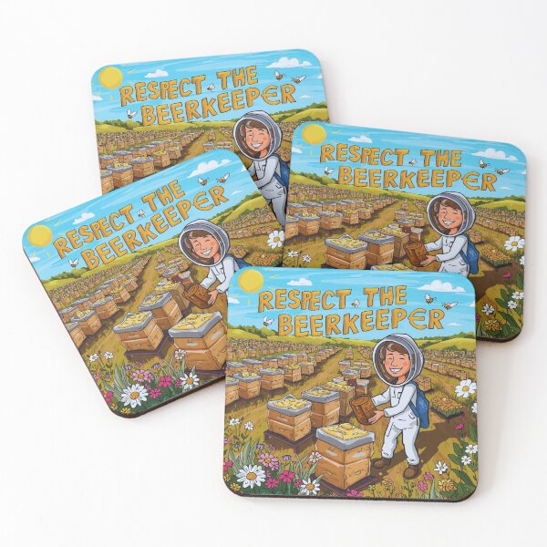 Item preview, Respect the Beekeeper – Cute Beekeeping designed and sold by ShadyArfaa.