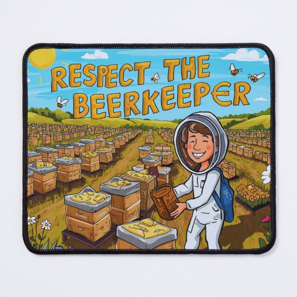 Item preview, Respect the Beekeeper – Cute Beekeeping designed and sold by ShadyArfaa.