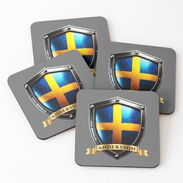 Item preview, Andersson Sweden Family Name Shield designed and sold by Highlandkings.