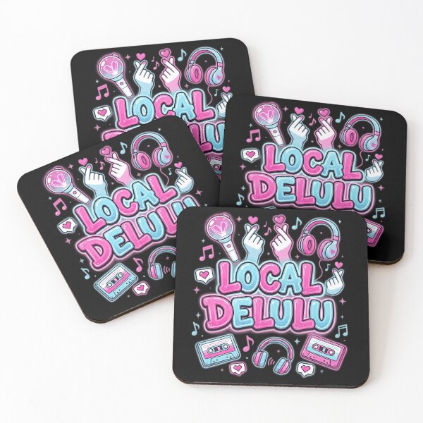 Item preview, Local Delulu K-Pop Music Funny Korean Kpop Girl designed and sold by Leonardo Palumbo.