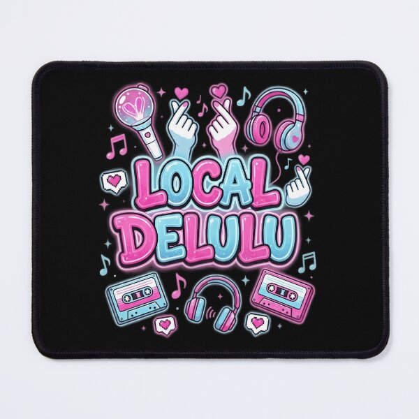 Item preview, Local Delulu K-Pop Music Funny Korean Kpop Girl designed and sold by Leonardo Palumbo.