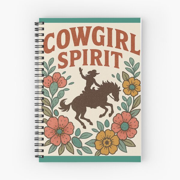 Item preview, Cowgirl Spirit – Vintage Western Floral Cowgirl Design designed and sold by WonderGrace.
