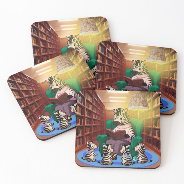 Item preview, Storytime Zebra Librarian designed and sold by ZebraDazzleDesigns.