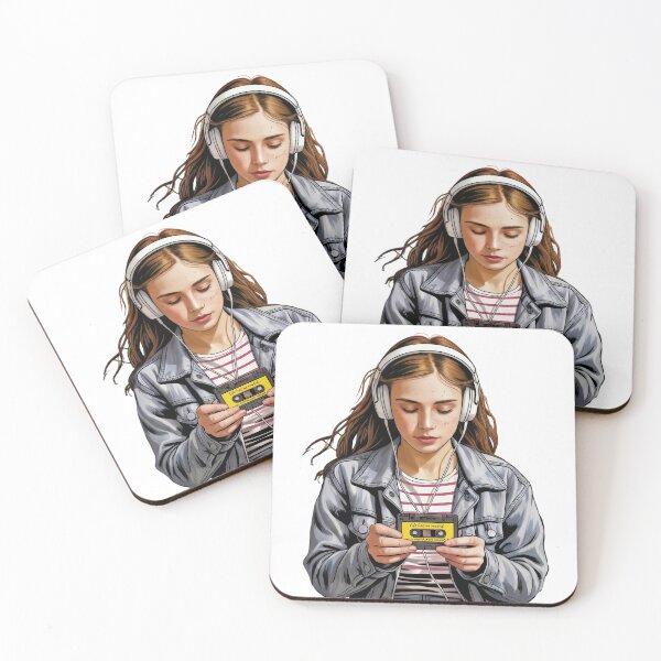 Item preview, Life has no rewind, so cherish every moment walkman girl designed and sold by JSArtDesign.