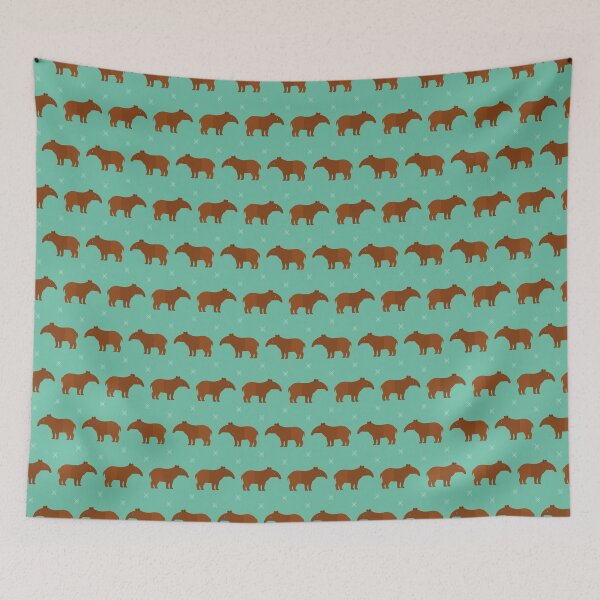 Item preview, Tapirs on blue designed and sold by reneesillus.
