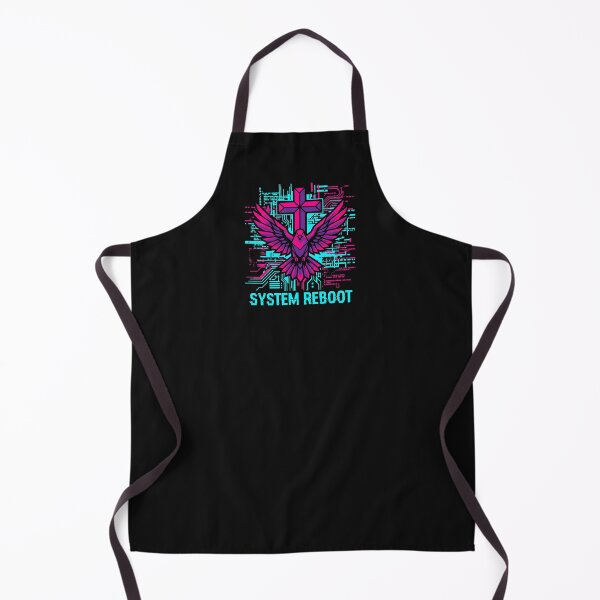 Item preview, Cyberpunk Christian Cross Glitch Dove System Reboot 2026 designed and sold by MarCinu Art.