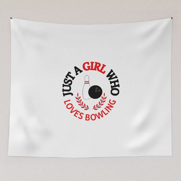 Item preview, Just A Girl Who Loves Bowling designed and sold by Sartoris Art.