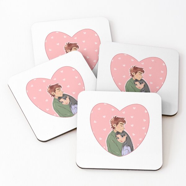 Item preview, Cute character boy and girl in love with a romantic mood, Happy Valentine’s Day designed and sold by JuKoArt.