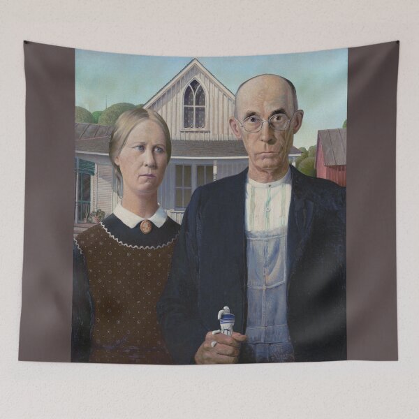 Item preview, American Gothic: The Toothpaste Tragedy! designed and sold by knappidesign.