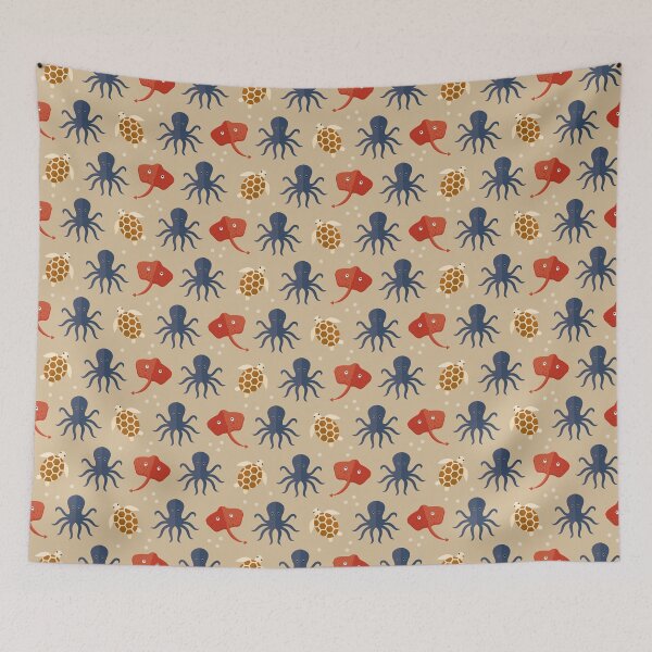Item preview, Ocean adventures on brown designed and sold by reneesillus.
