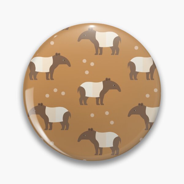 Item preview, Tapirs on brown designed and sold by reneesillus.