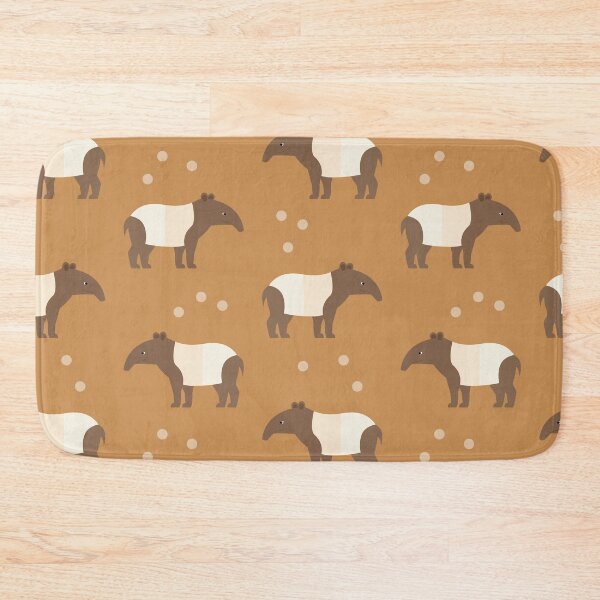 Item preview, Tapirs on brown designed and sold by reneesillus.