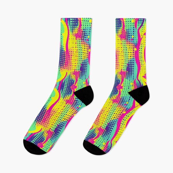 Item preview, Retro Pop Art Burst — Vibrant Comic Abstract Pattern designed and sold by Sommium.