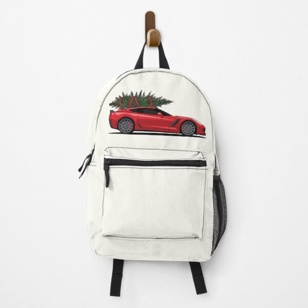 Item preview, Chevy Corvette C7 red Holiday Illustration designed and sold by blackdogshop.
