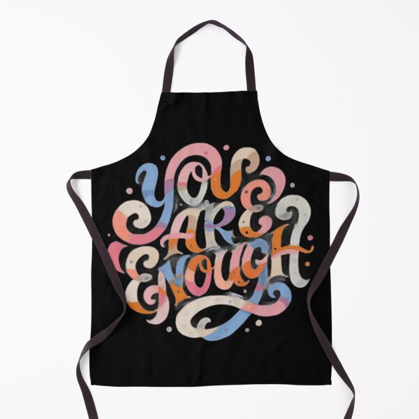 Item preview, You Are Enough Abstract Pastel Script designed and sold by PACS0011.