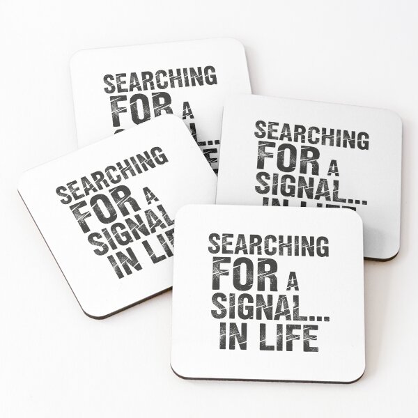 Item preview, Searching For A Signal In Life - Existential Grunge Philosophy designed and sold by LockjowArt.