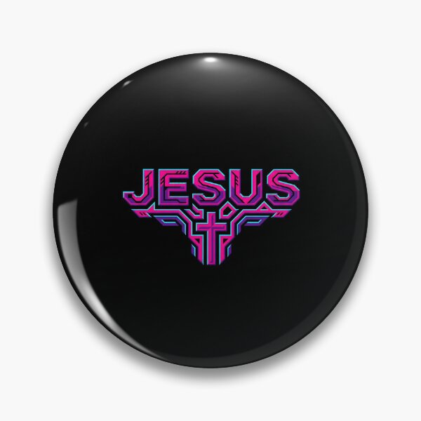 Item preview, Jesus Cyberpunk Neon Cross Aesthetic 2026 designed and sold by MarCinu Art.