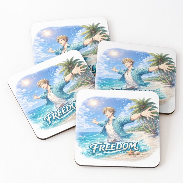 Item preview, Freedom – Anime Inspired Beach Vibes designed and sold by ustylelab.