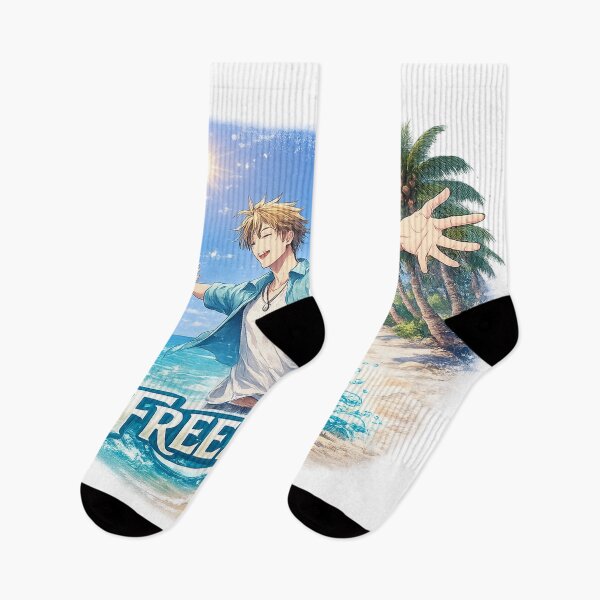 Artikelvorschau, Freiheit – Anime-inspirierte Strandatmosphäre entworfen und verkauft von ustylelab.