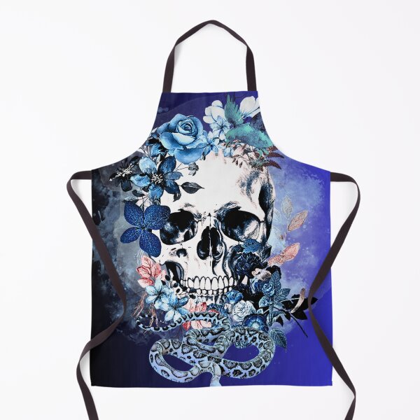 Item preview, Snake and Skull Tattoo Style Shirt Floral Gothic Design designed and sold by SKULLARTISTRY.