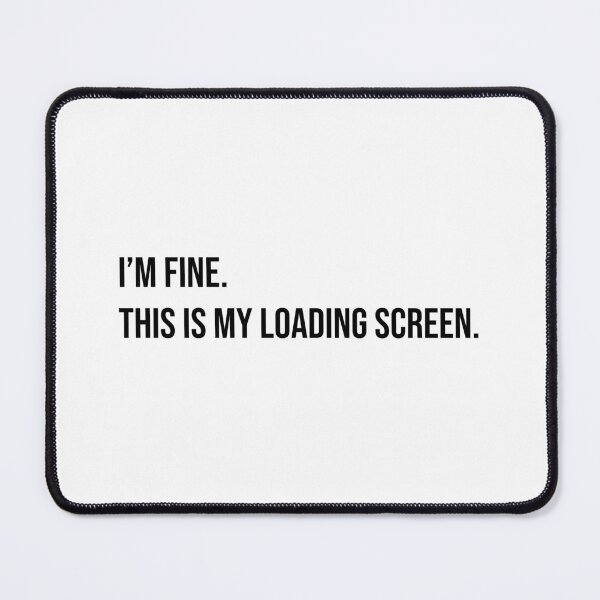 Item preview, I'm Fine designed and sold by Vintage yet Minimal.
