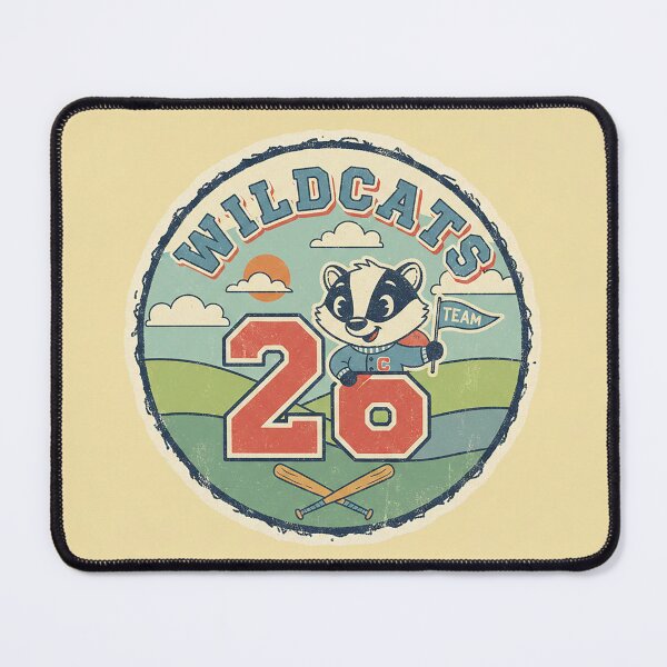 Item preview, Retro 26 Varsity Mascot – Vintage 1960s Animation Style Sticker designed and sold by VisualRotaStudio .