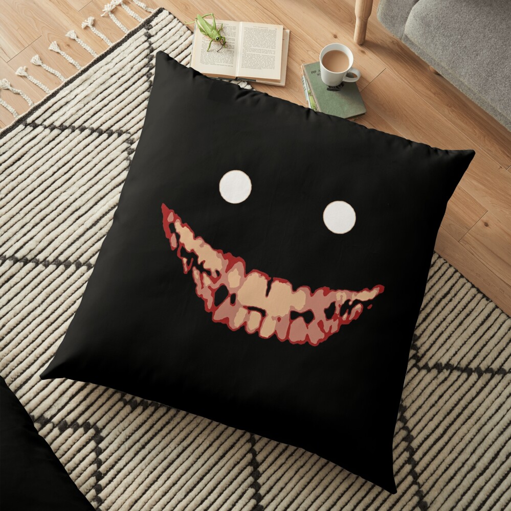 Cojines De Suelo Cheshire Smile Scp 087 B Creepypasta De Thecryptkeeper Redbubble