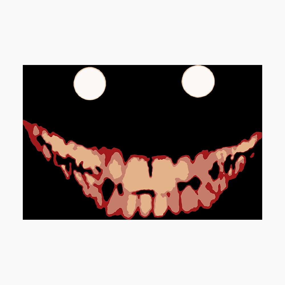 Lamina Metalica Cheshire Smile Scp 087 B Creepypasta De Thecryptkeeper Redbubble