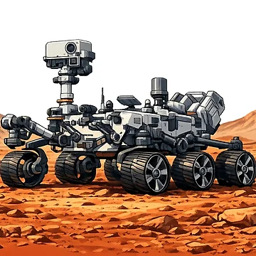 Artwork thumbnail, Mars Rover by Art for Every Person