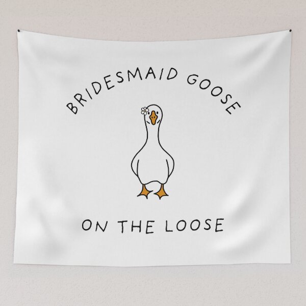 Item preview, Bridesmaid Goose On The Loose, Funny Goose Lover Bachelorette Gift designed and sold by breannehope.