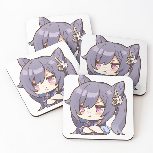 Item preview, Genshin Impact Chibi Keqing Pouting designed and sold by KomiArts.