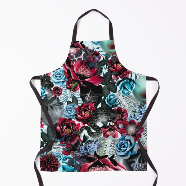 Item preview, Dark Bloom Skull T-Shirt – Edgy Floral Gothic Apparel designed and sold by SKULLARTISTRY.