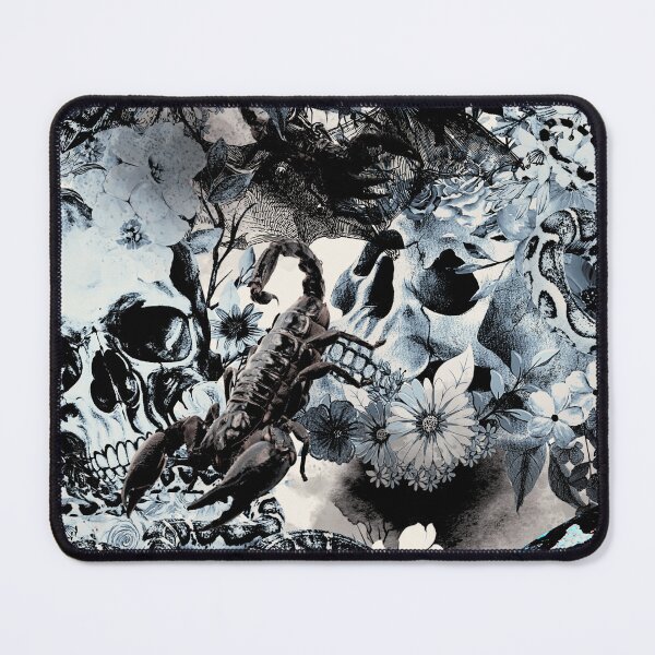 Item preview, Macabre Floral Skull T-Shirt – Dark Aesthetic Graphic Tee designed and sold by SKULLARTISTRY.