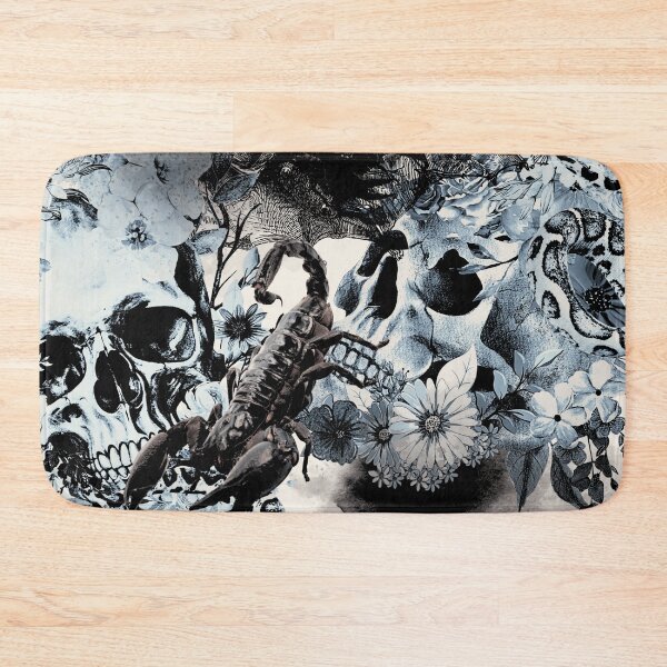 Item preview, Macabre Floral Skull T-Shirt – Dark Aesthetic Graphic Tee designed and sold by SKULLARTISTRY.