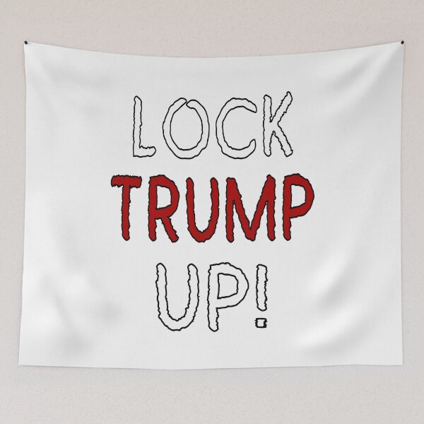 Item preview, LOCK TRUMP UP! – Funny Political Protest Design designed and sold by MysticOzzy.