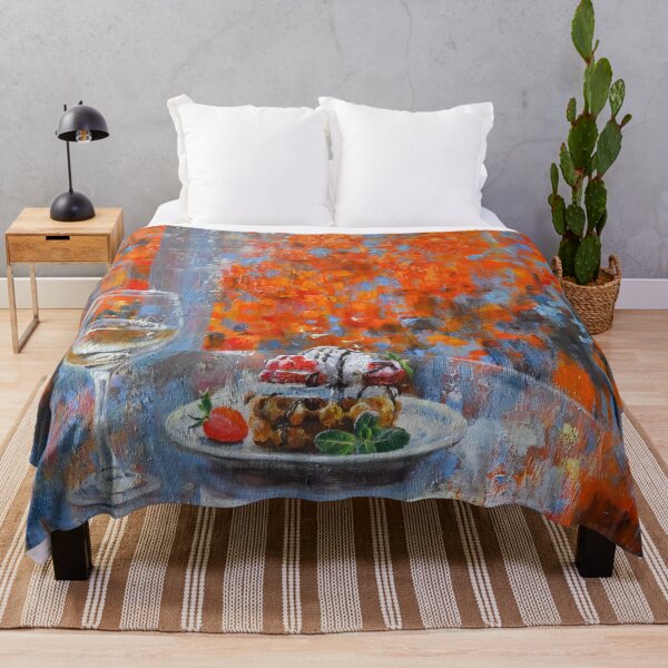 Item preview, Autumn Morning with a Glass of White Wine designed and sold by LukianArtPrint.