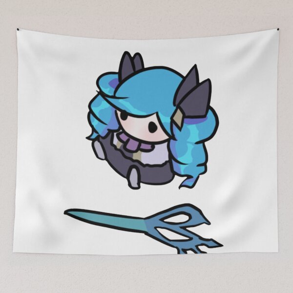 Item preview, Chibi Gwen With Scissors League Of Legends designed and sold by KomiArts.