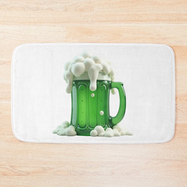 Item preview, Green Beer Mug Foam Illustration designed and sold by PMTaurus.