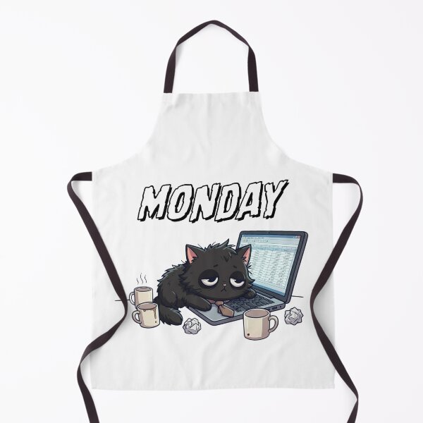 Item preview, Monday Exhausted Office Cat designed and sold by ZpawStudio.