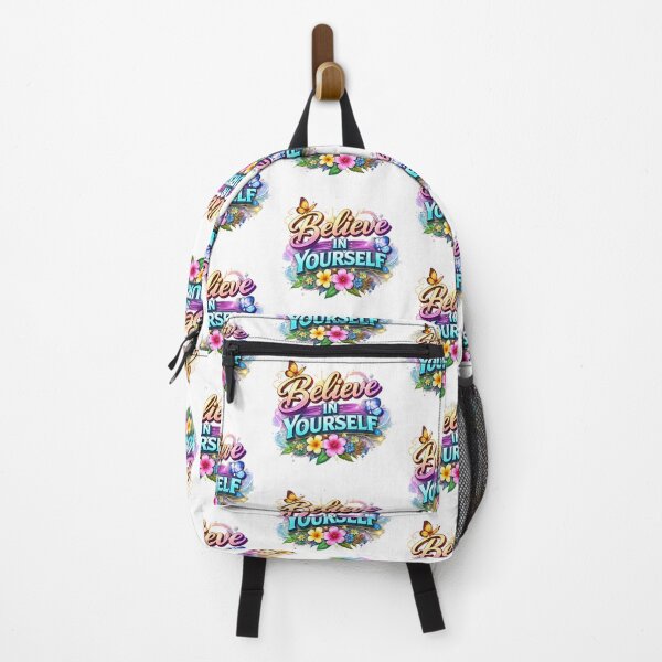 Item preview, Believe In Yourself Inspirational Floral Motivation Design designed and sold by Combat Skies.