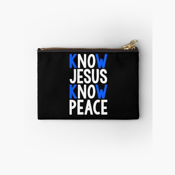 Item preview, Christian Shirt Know Jesus Know Peace No Jesus No Peace designed and sold by trendo.