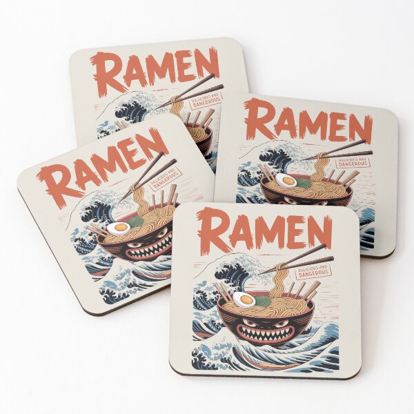 Item preview, Ramen Delicious and Dangerous Wave designed and sold by Shirtinho Store.