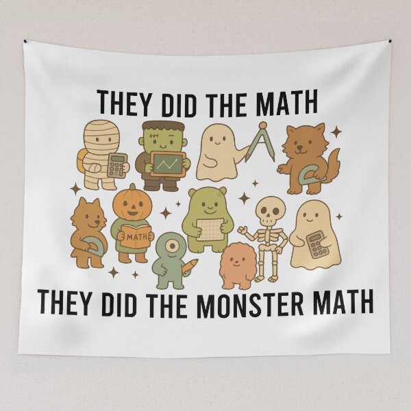 Item preview, They Did The Math They Did The Monster Math designed and sold by Blonc-ou.