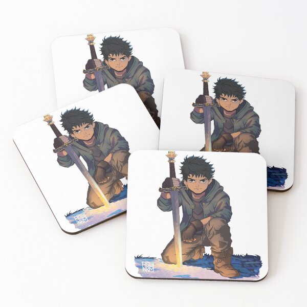 Item preview, Cute Anime Style Fantasy Warrior designed and sold by 3-Stitch-Style.