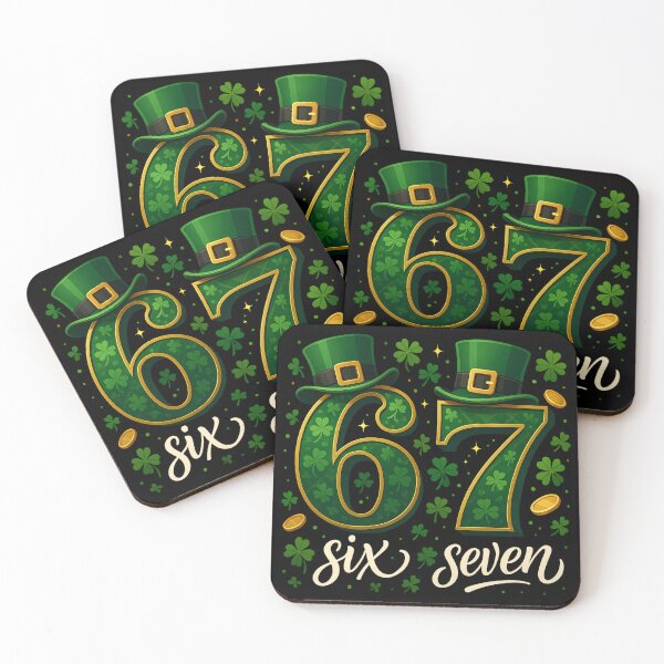 Item preview, Funny 6 7 Meme Shamrock - Six Seven St Patrick’s Day designed and sold by ZBIFBOUETLA.