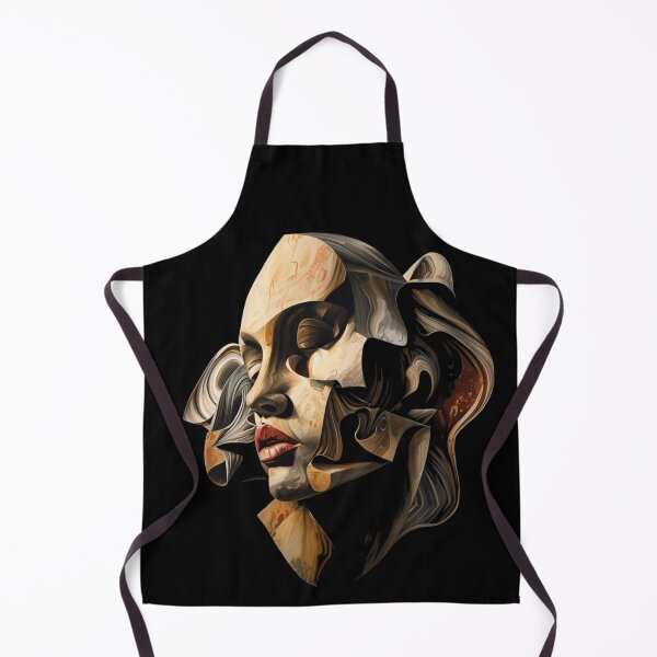 Item preview, Fragmented Face – Modern Surrealist Cubist Portrait designed and sold by PLUSHIWORLDtm.
