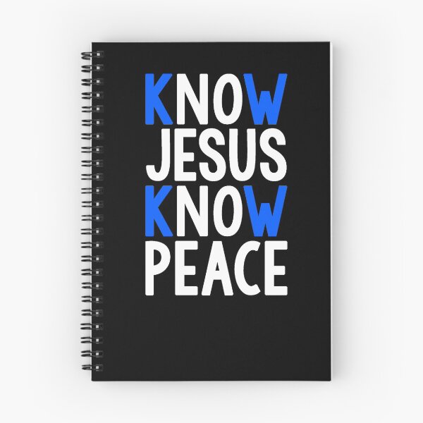 Item preview, Christian Shirt Know Jesus Know Peace No Jesus No Peace designed and sold by trendo.